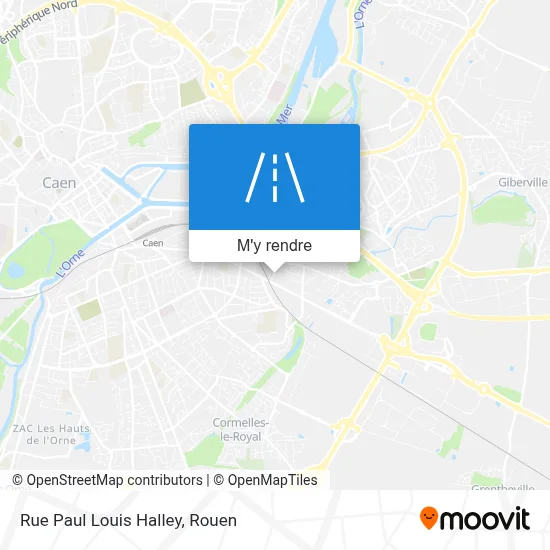 Rue Paul Louis Halley plan