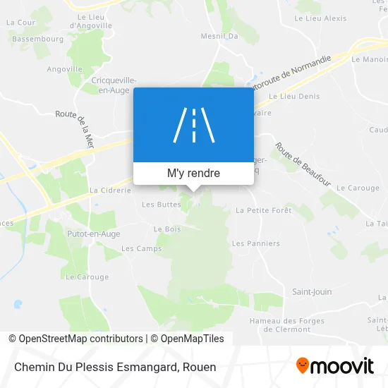 Chemin Du Plessis Esmangard plan