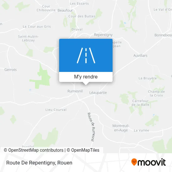 Route De Repentigny plan