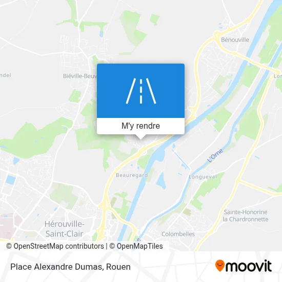 Place Alexandre Dumas plan