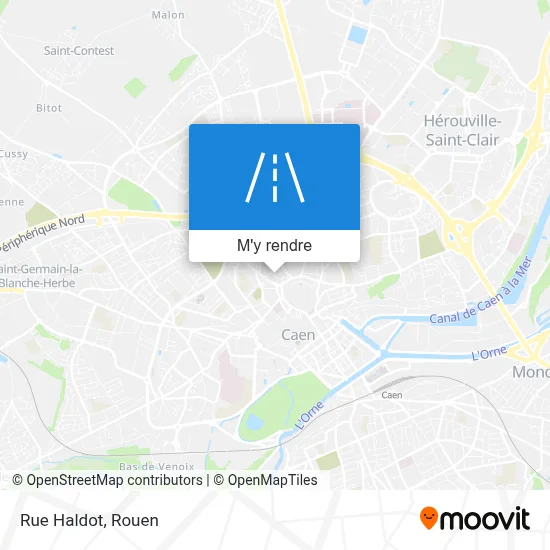 Rue Haldot plan