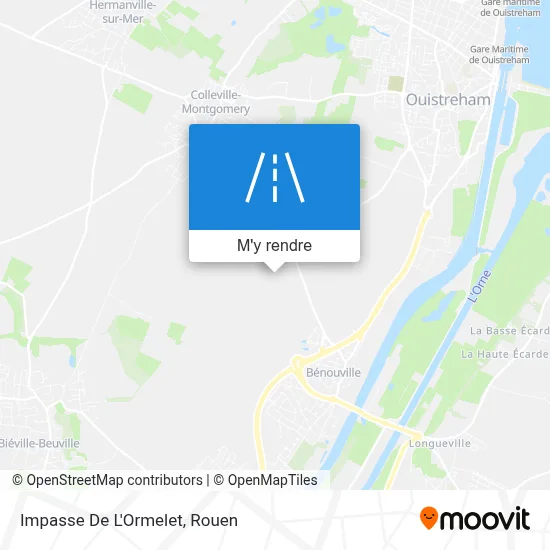 Impasse De L'Ormelet plan