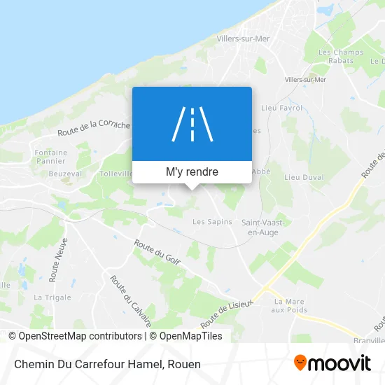 Chemin Du Carrefour Hamel plan