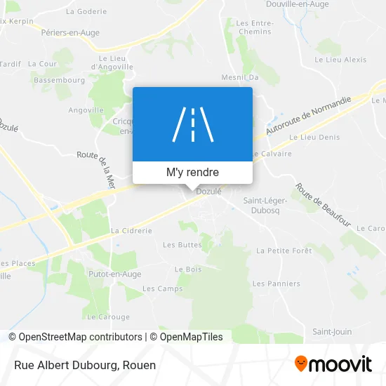 Rue Albert Dubourg plan