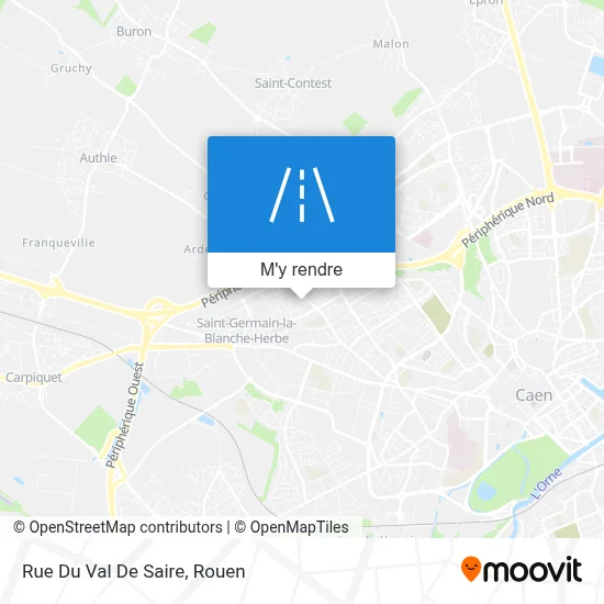 Rue Du Val De Saire plan
