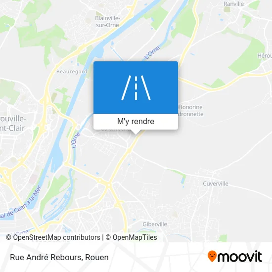 Rue André Rebours plan
