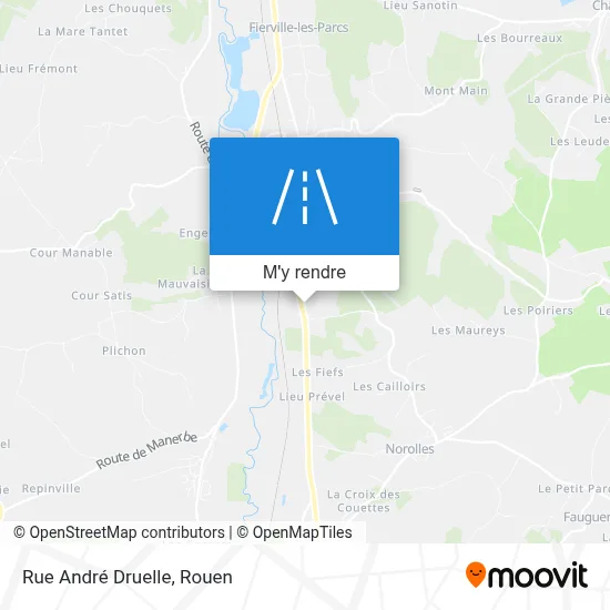 Rue André Druelle plan