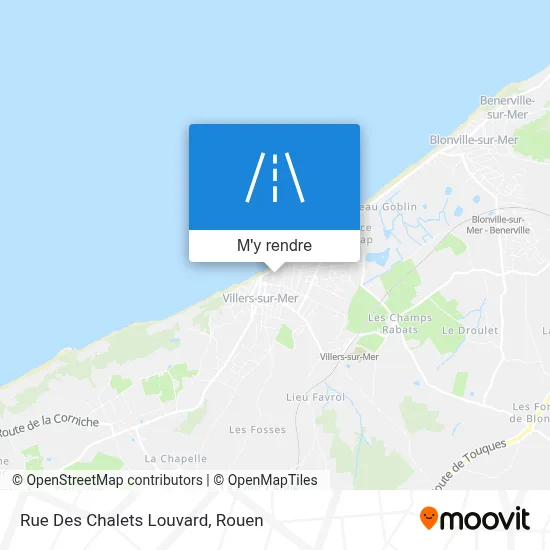 Rue Des Chalets Louvard plan