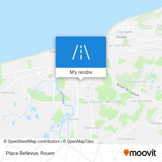 Place Bellevue plan