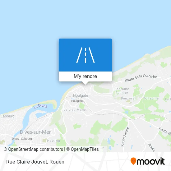 Rue Claire Jouvet plan