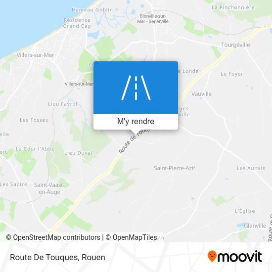 Route De Touques plan