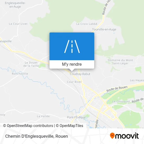 Chemin D'Englesqueville plan