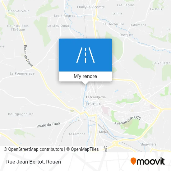 Rue Jean Bertot plan