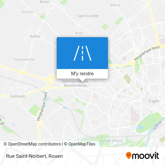 Rue Saint-Norbert plan