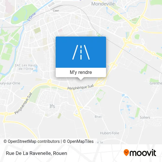 Rue De La Ravenelle plan