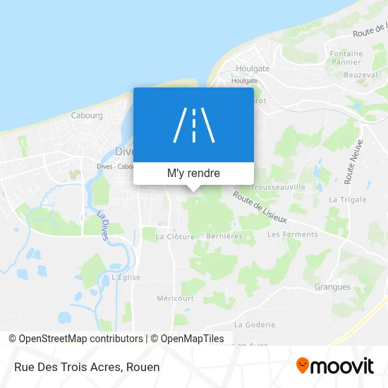 Rue Des Trois Acres plan