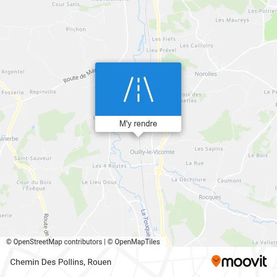 Chemin Des Pollins plan