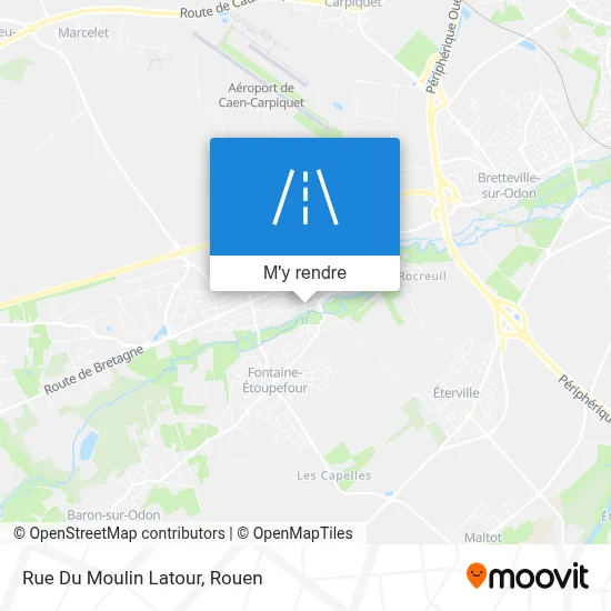 Rue Du Moulin Latour plan