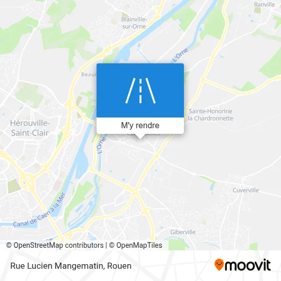 Rue Lucien Mangematin plan