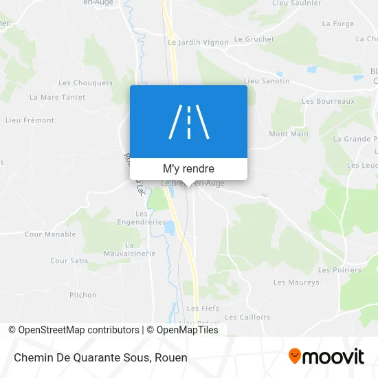 Chemin De Quarante Sous plan