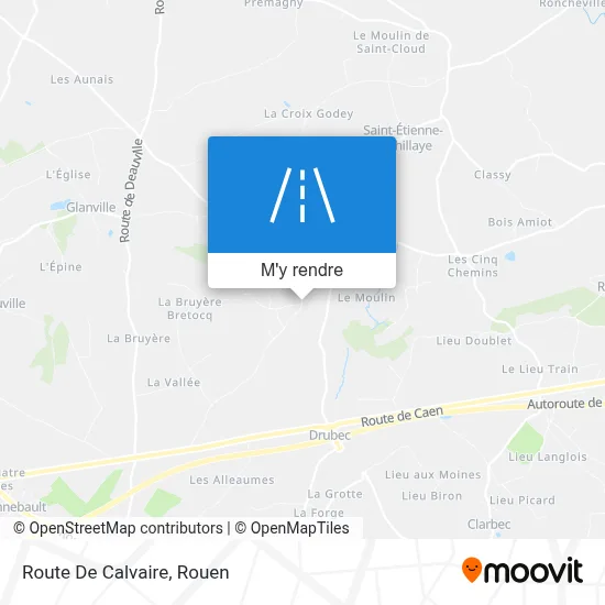 Route De Calvaire plan