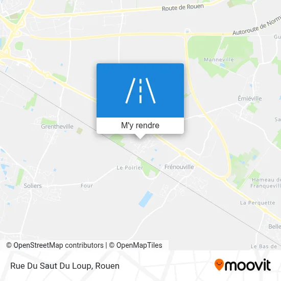 Rue Du Saut Du Loup plan