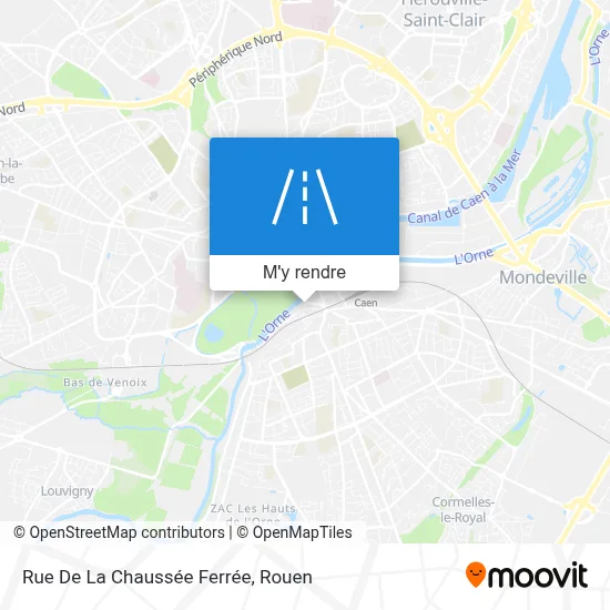 Rue De La Chaussée Ferrée plan
