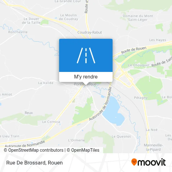 Rue De Brossard plan