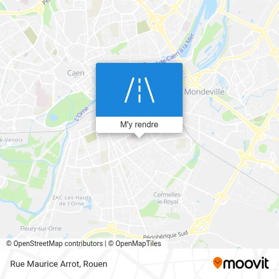 Rue Maurice Arrot plan