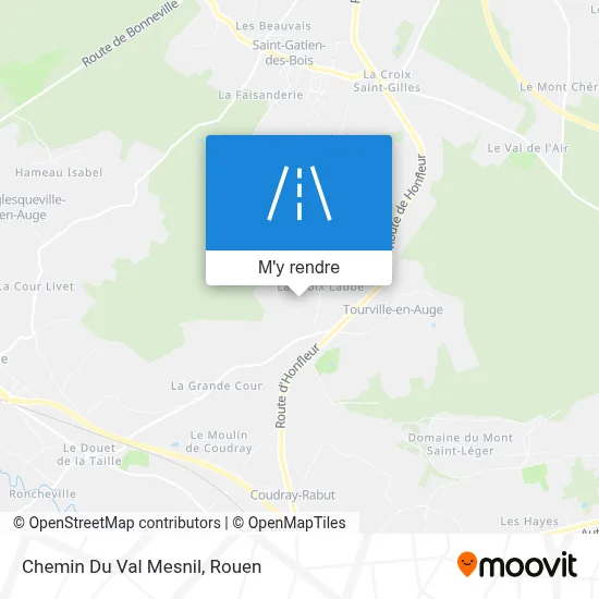 Chemin Du Val Mesnil plan