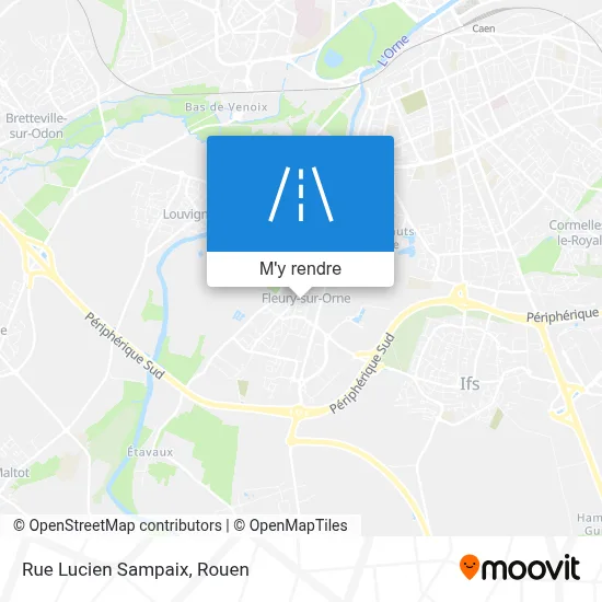 Rue Lucien Sampaix plan