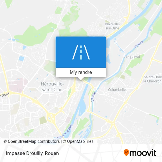 Impasse Drouilly plan