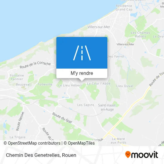 Chemin Des Genetrelles plan