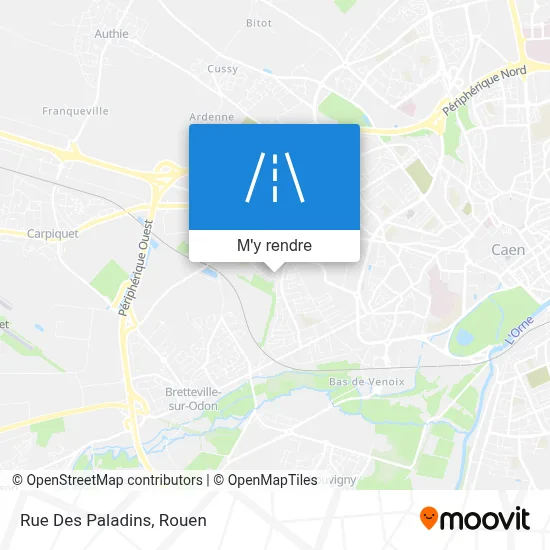 Rue Des Paladins plan