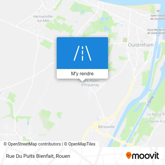 Rue Du Puits Bienfait plan
