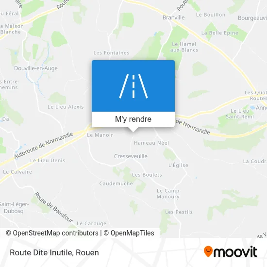Route Dite Inutile plan