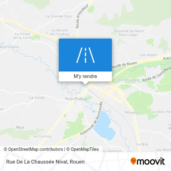 Rue De La Chaussée Nival plan
