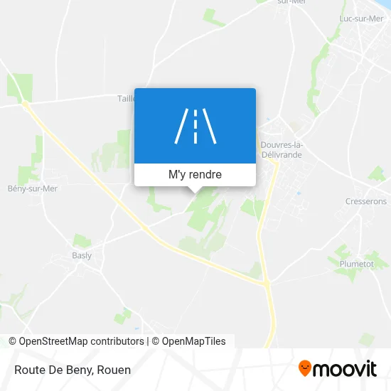 Route De Beny plan