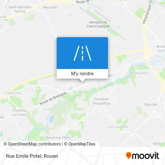 Rue Emile Potel plan