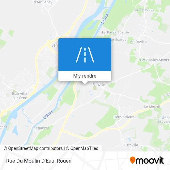 Rue Du Moulin D'Eau plan