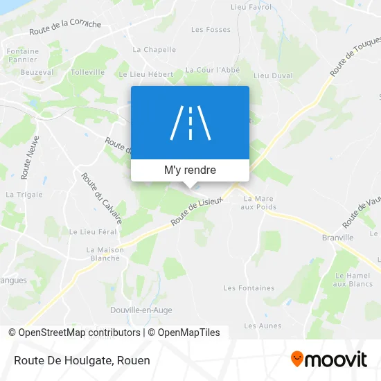 Route De Houlgate plan