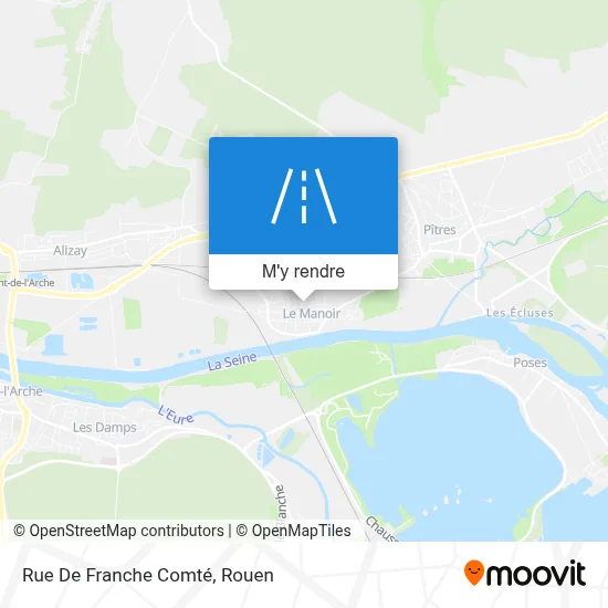 Rue De Franche Comté plan