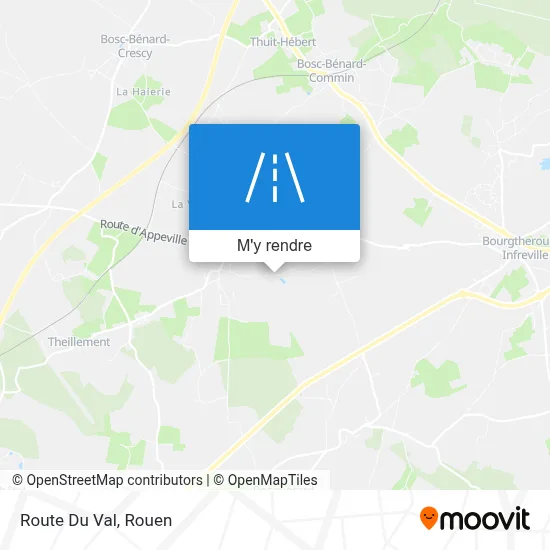 Route Du Val plan