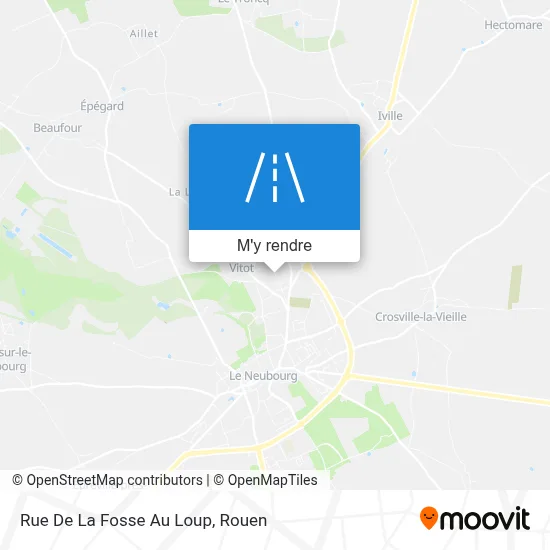 Rue De La Fosse Au Loup plan