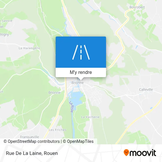 Rue De La Laine plan