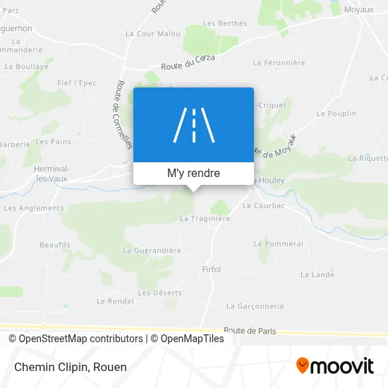 Chemin Clipin plan