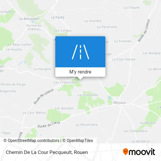 Chemin De La Cour Pecqueult plan