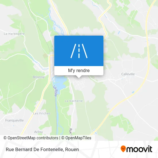Rue Bernard De Fontenelle plan