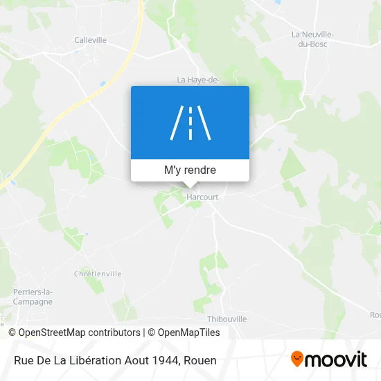 Rue De La Libération Aout 1944 plan