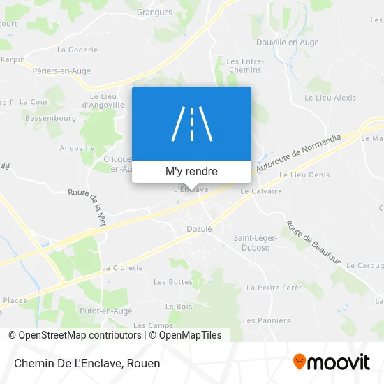 Chemin De L'Enclave plan